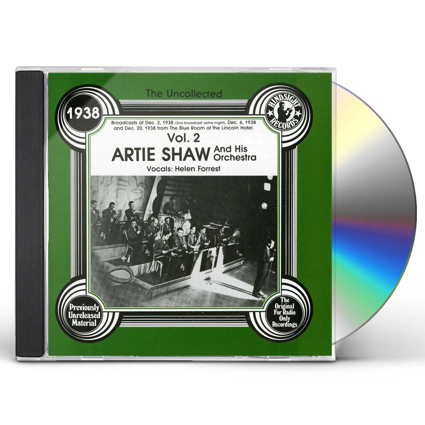 Artie Shaw 1938 VOL 2 CD