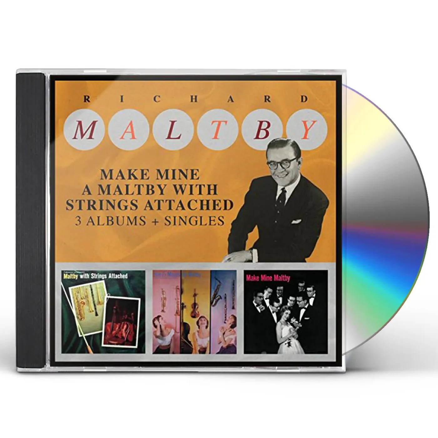 Richard Maltby MAKE MINE A MALTBY WITH STRINGS ATTACHED 3 ALBUMS CD