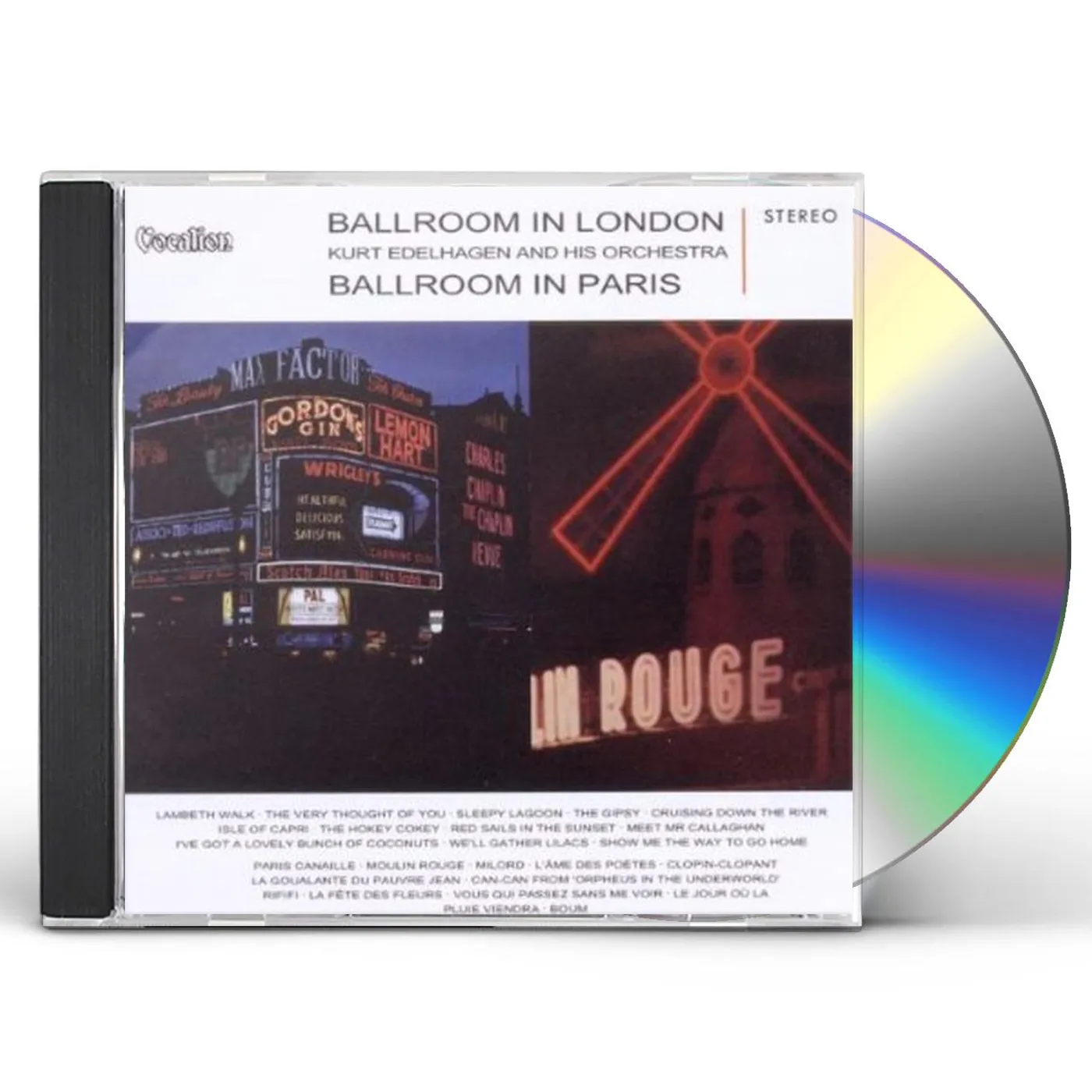 Kurt Edelhagen & His Orchestra BALLROOM IN LONDON & BALLROOM IN PARIS CD