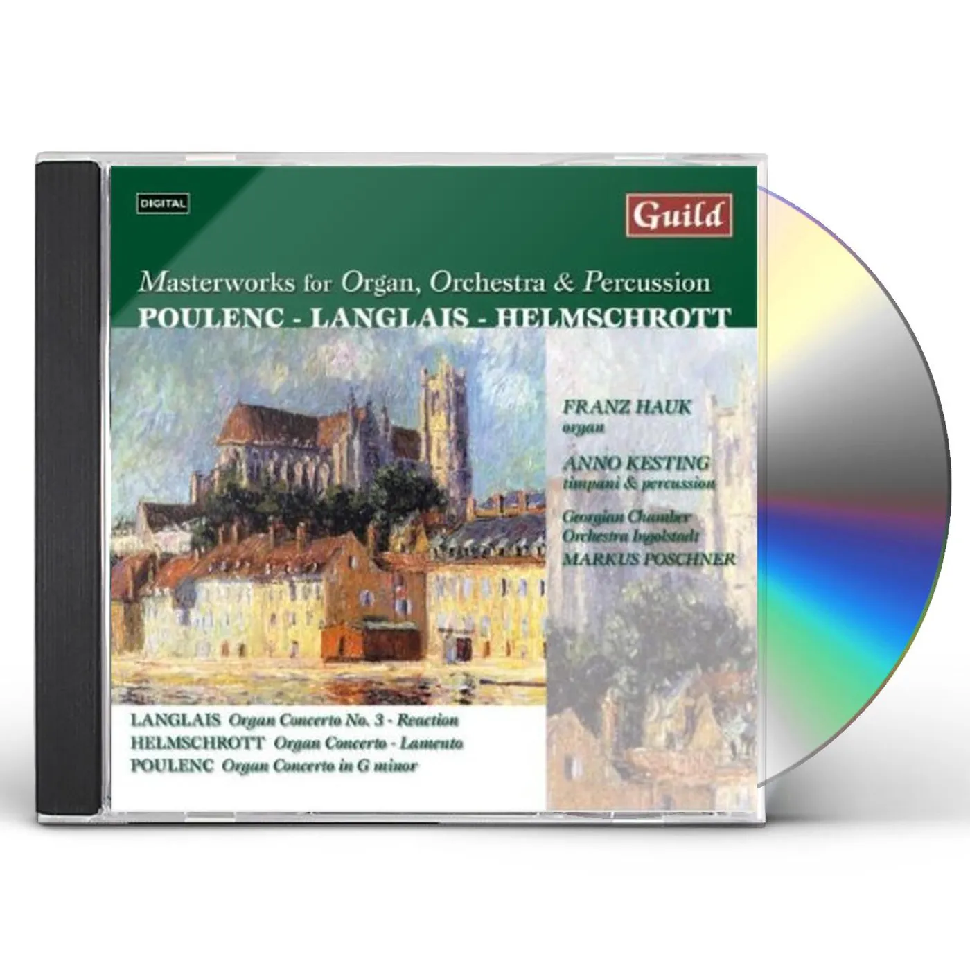 Markus Poschner MASTERWORKS FOR ORGAN ORCHESTRA & PERCUSSION CD