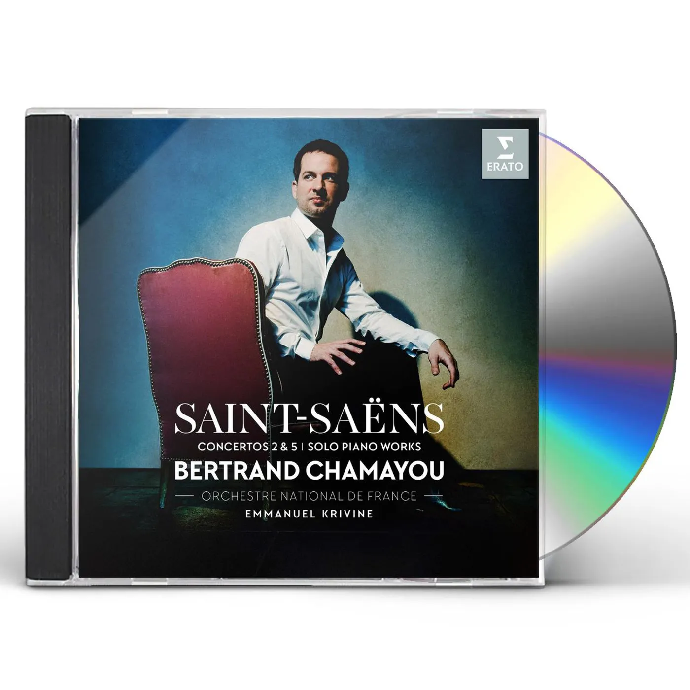 Bertrand Chamayou SAINT-SAENS: PIANO CONCERTOS NOS. 2 & 5 PIECES CD