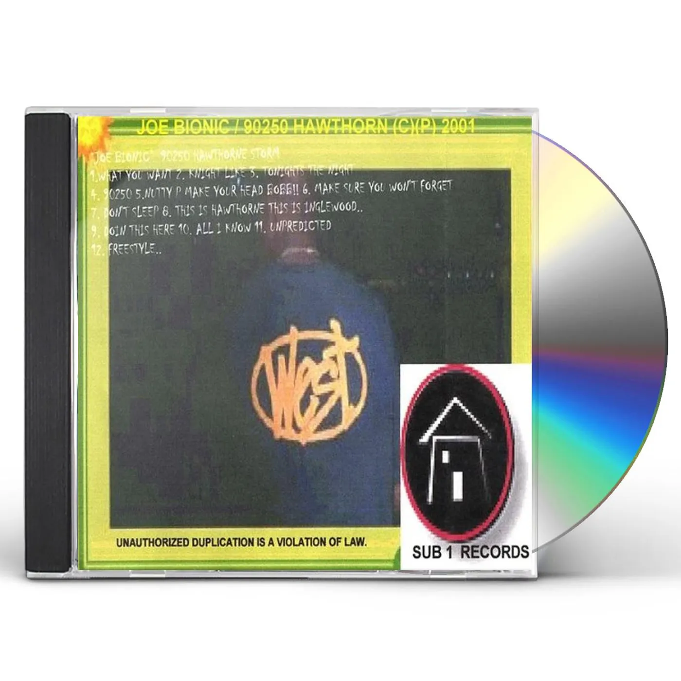 Joe Bionic 90250 HAWTHORNE CD