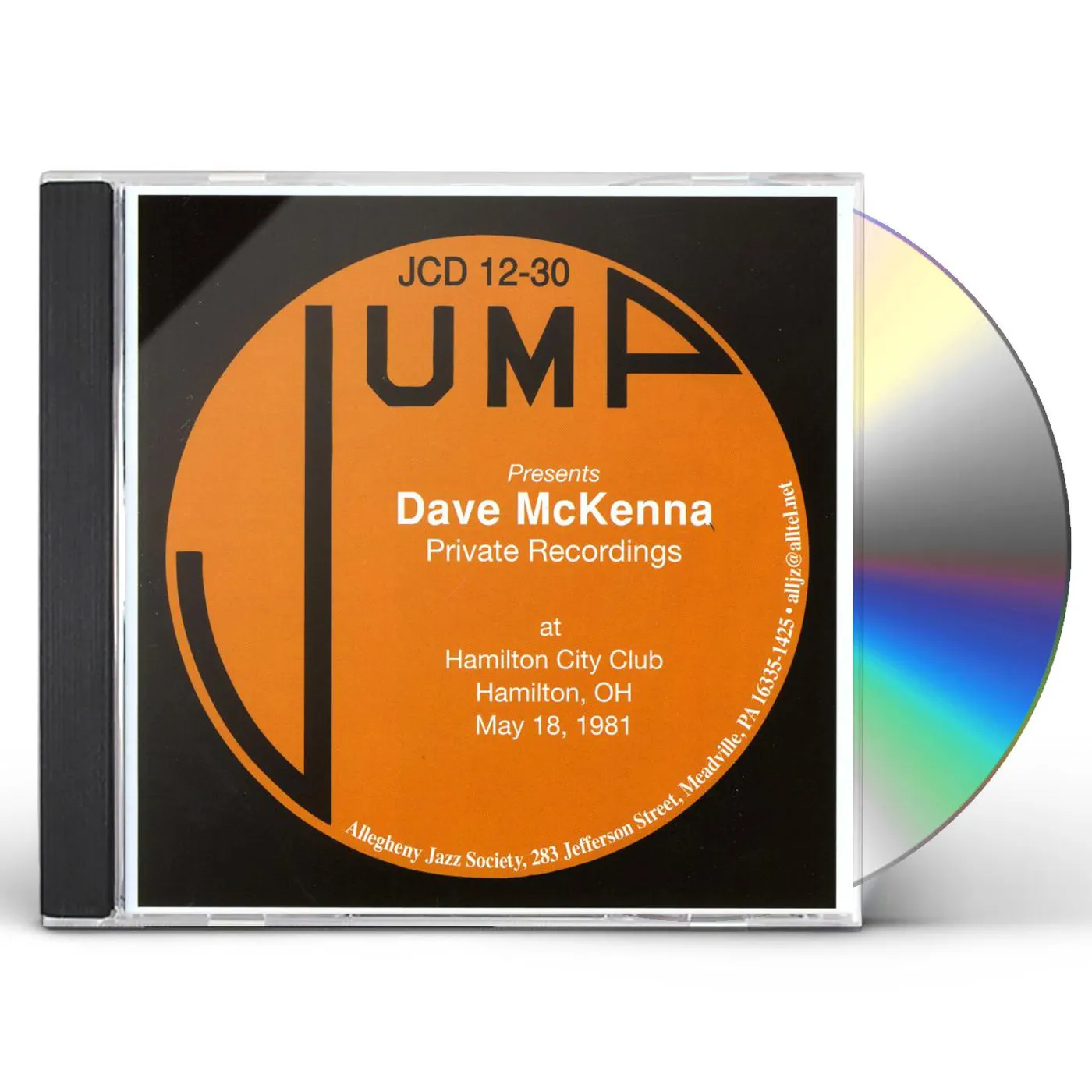 Dave McKenna MAY 18 1981 PRIVATE SOLO RECORDINGS CD