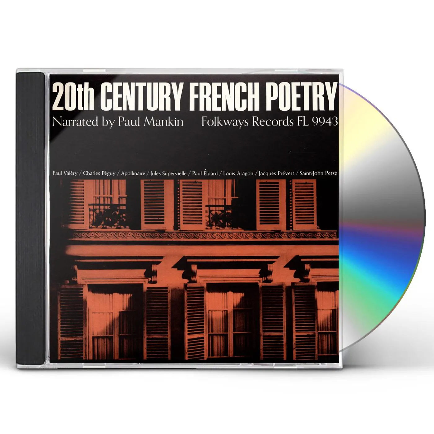 Paul A. Mankin 20TH CENTURY FRENCH POETRY CD
