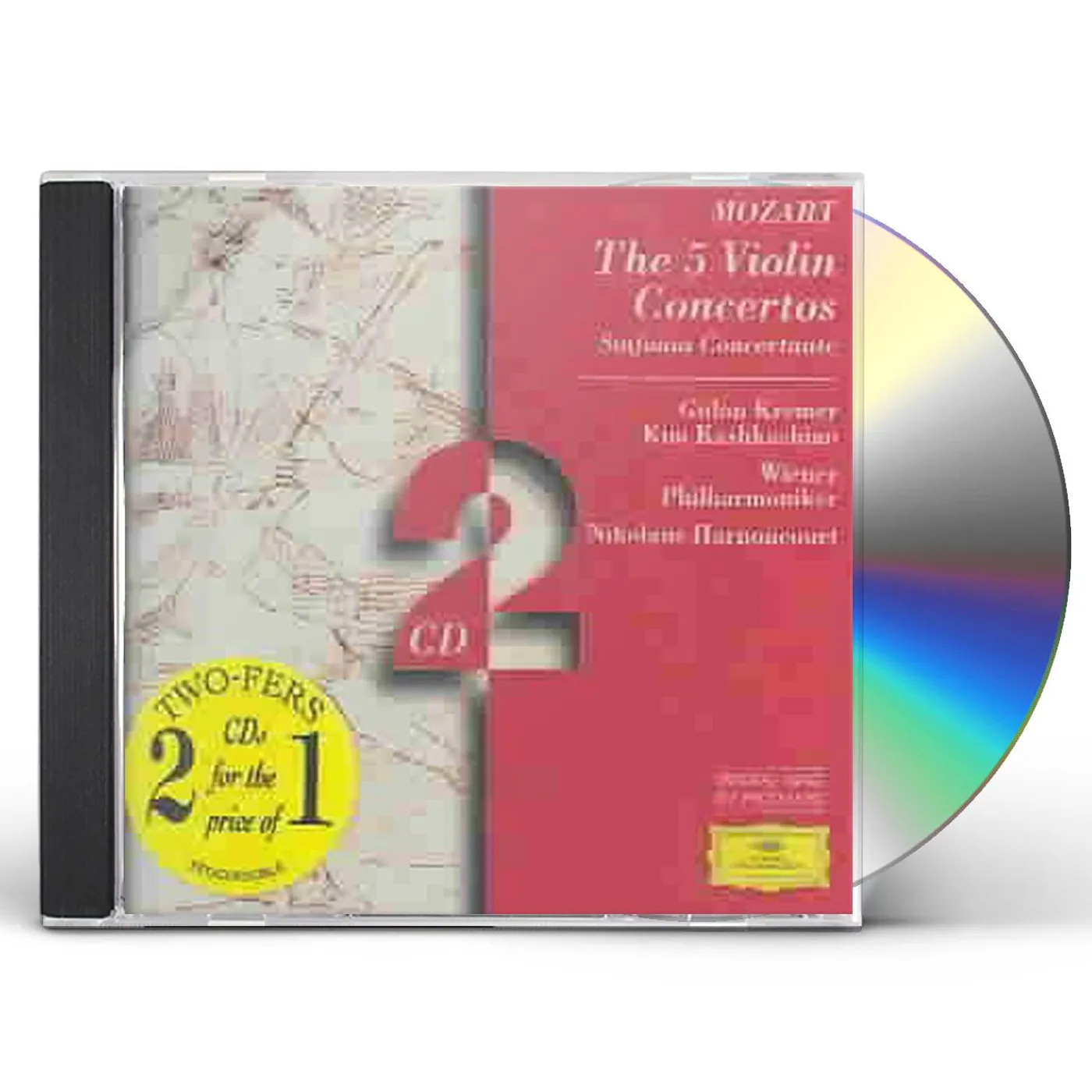 Gidon Kremer 5 Violin Concertos; Sinfonia Concertante (2 CD) CD