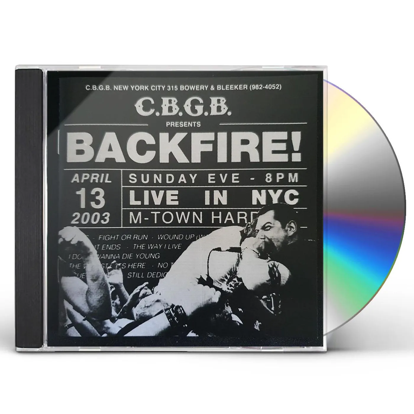 Backfire! LIVE AT CBGB CD