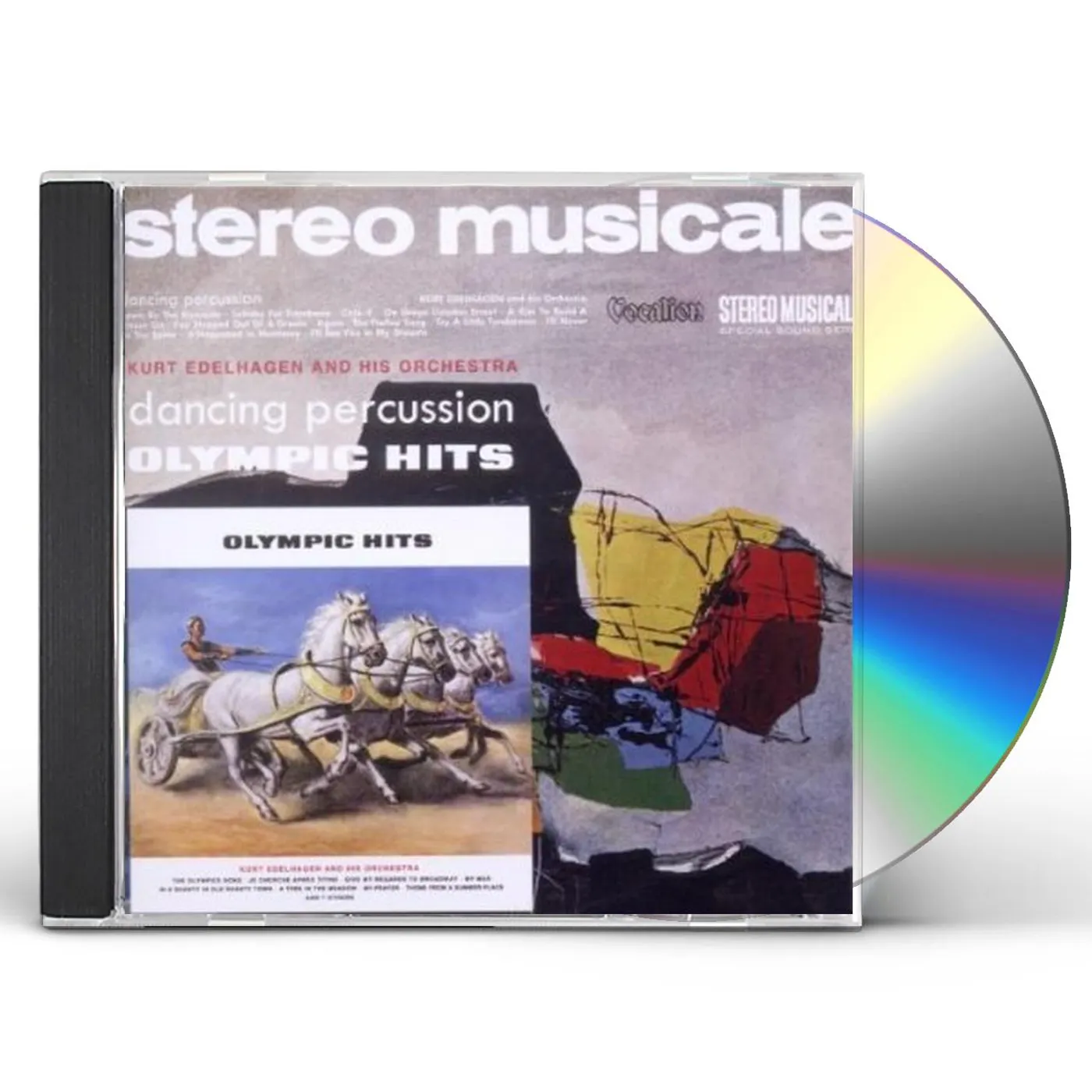 Kurt Edelhagen & His Orchestra DANCING PERCUSSION & OLYMPIC HITS CD
