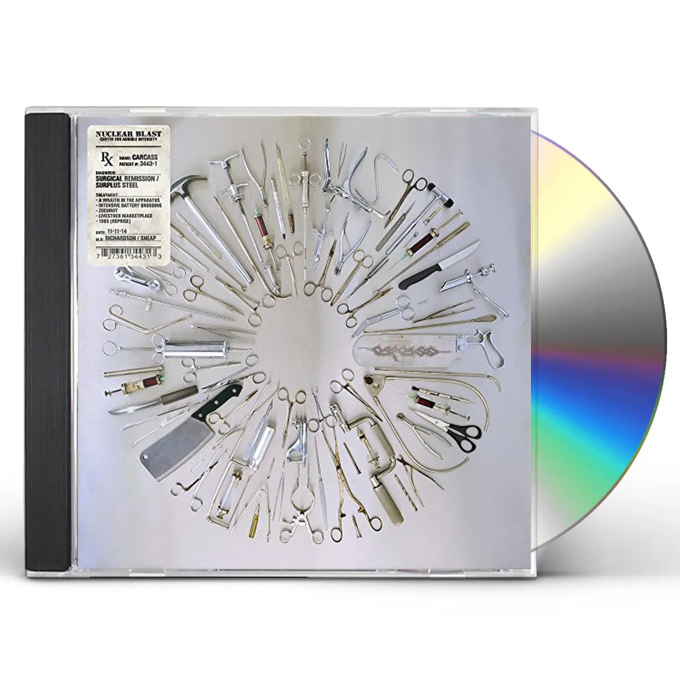 Carcass SURGICAL REMISSION / SURPLUS STEEL CD