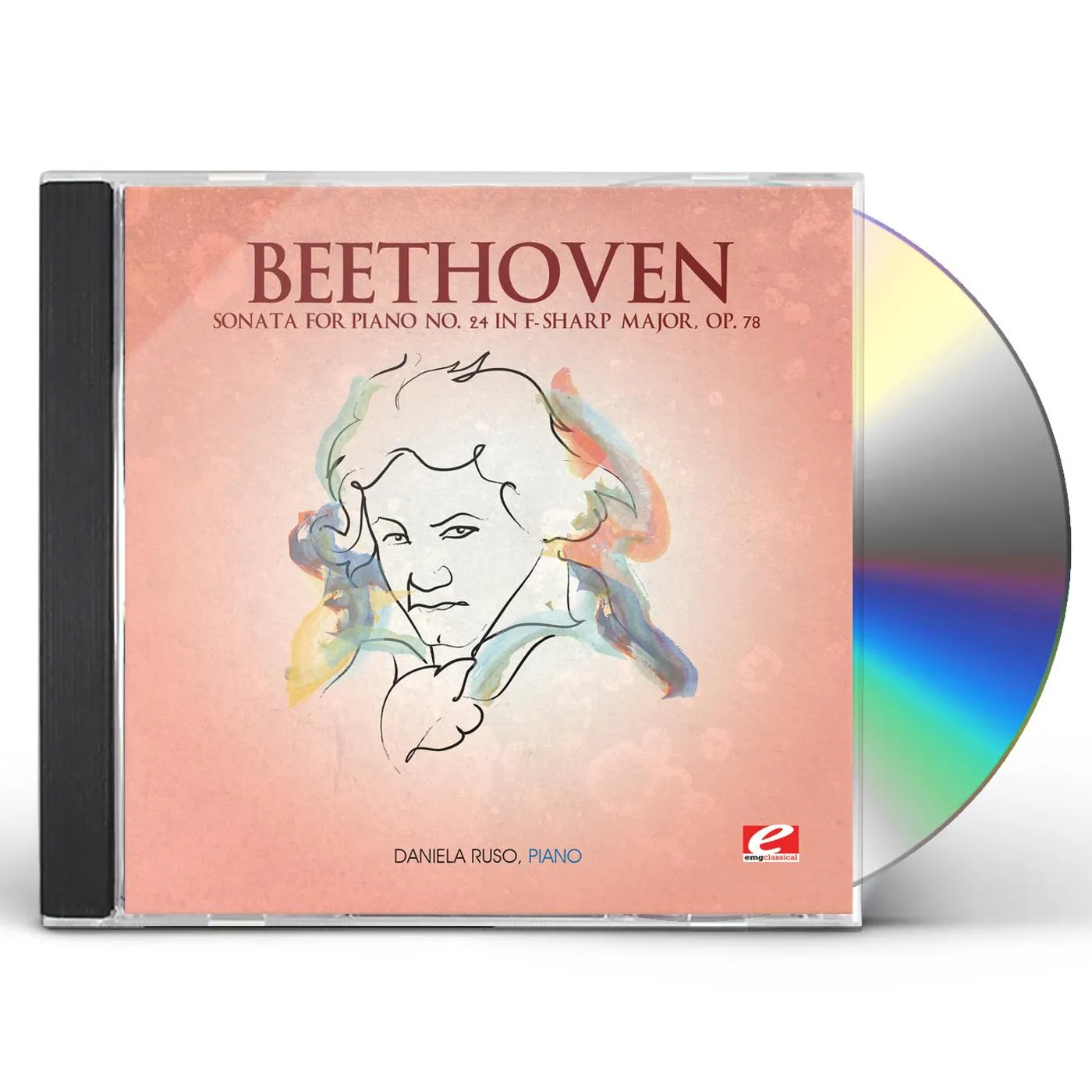Ludwig van Beethoven SONATA FOR PIANO 24 IN F-SHARP MAJOR CD