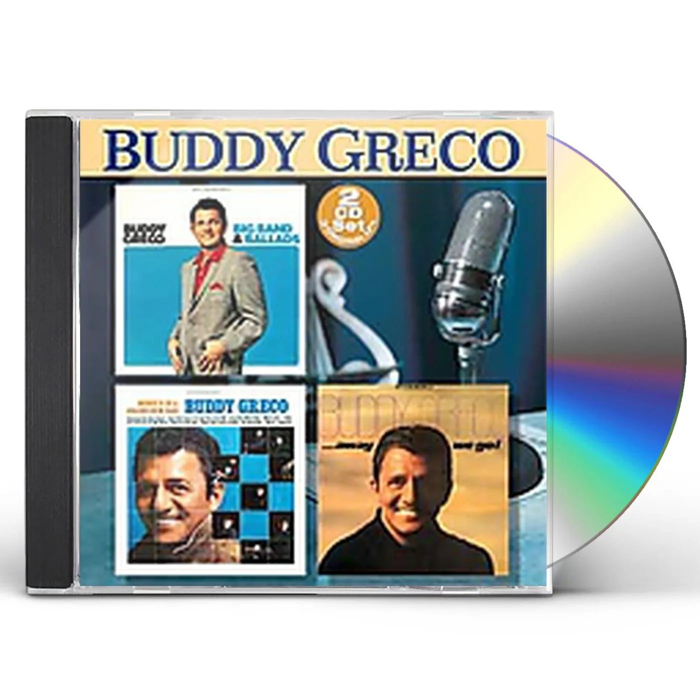 Buddy Greco BIG BAND & BALLADS / BUDDY'S IN BRAND / AWAY WE GO CD