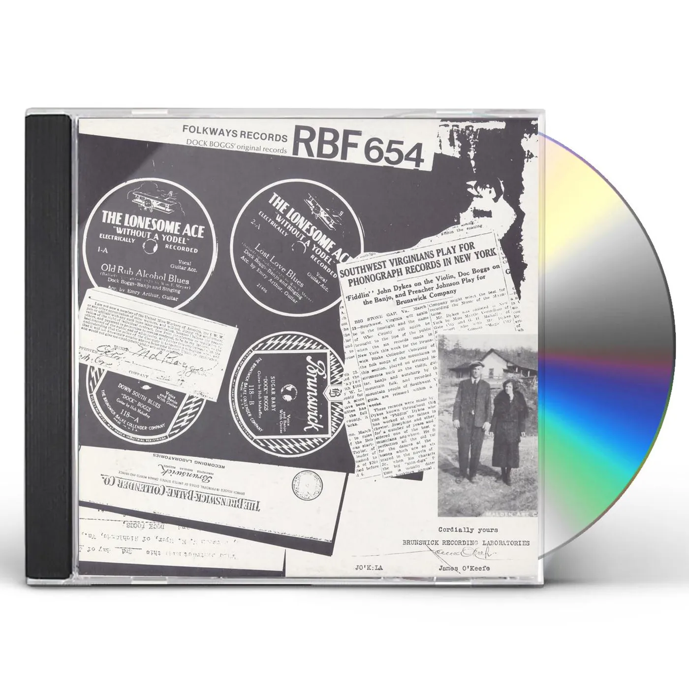 DOCK BOGGS - HIS TWELVE ORIGINAL RECORDINGS CD