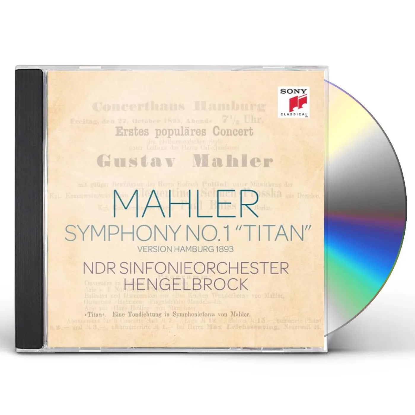 Thomas Hengelbrock MAHLER: SINFONIE NR. 1 TITAN CD