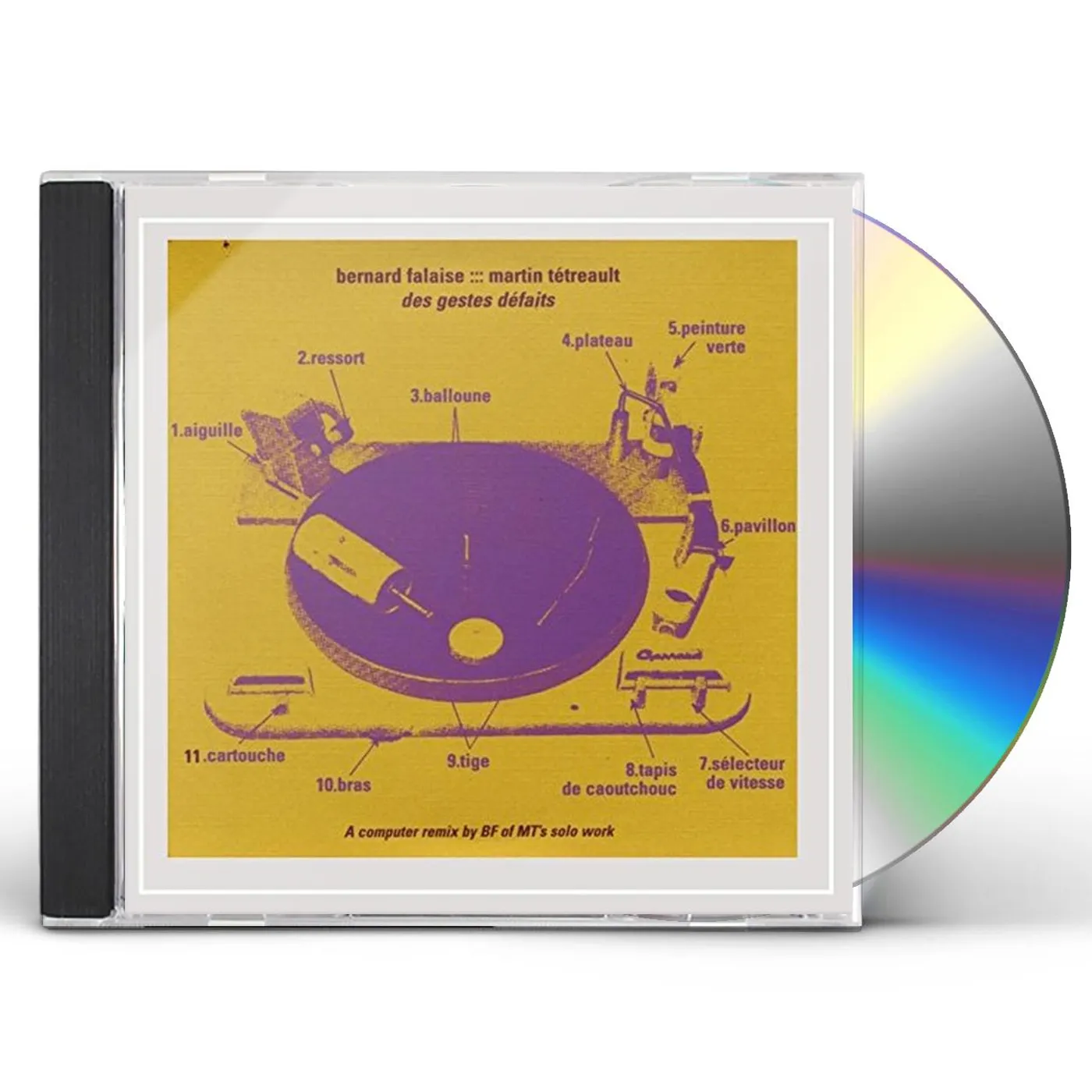 Bernard Falaise DES GESTES DEFAITS CD