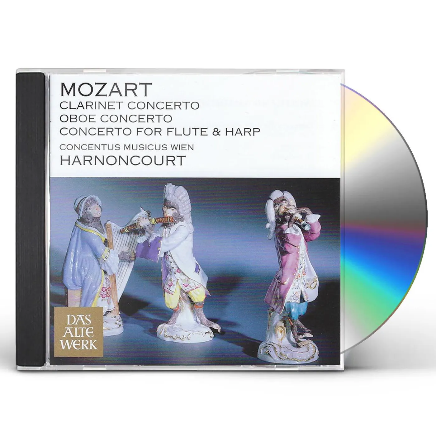 W.A. Mozart CLARINET CONCERTO/OBOE CO CD