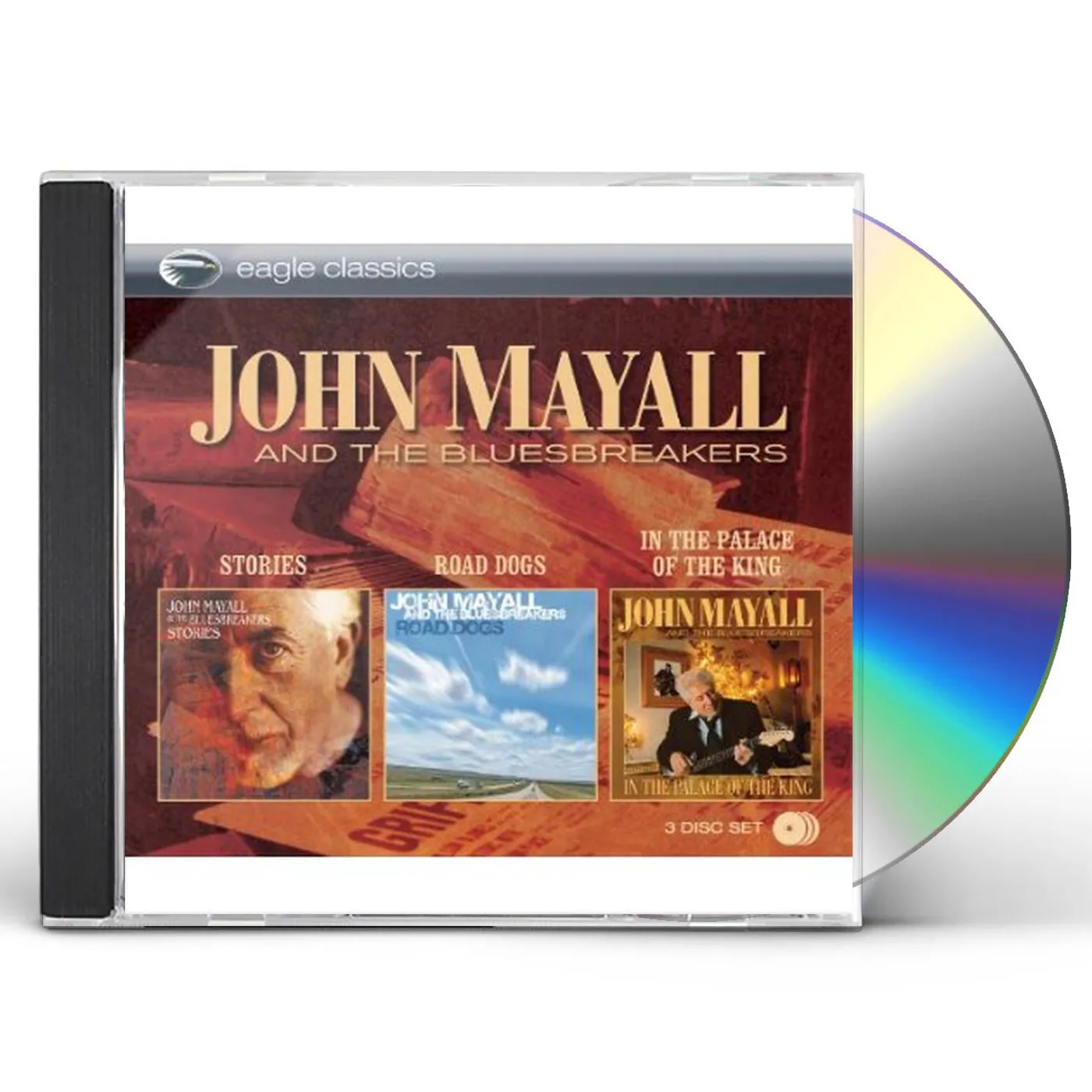 John Mayall & The Bluesbreakers 19224 STORIES & ROAD DOGS & IN THE PALACE OF THE KING CD