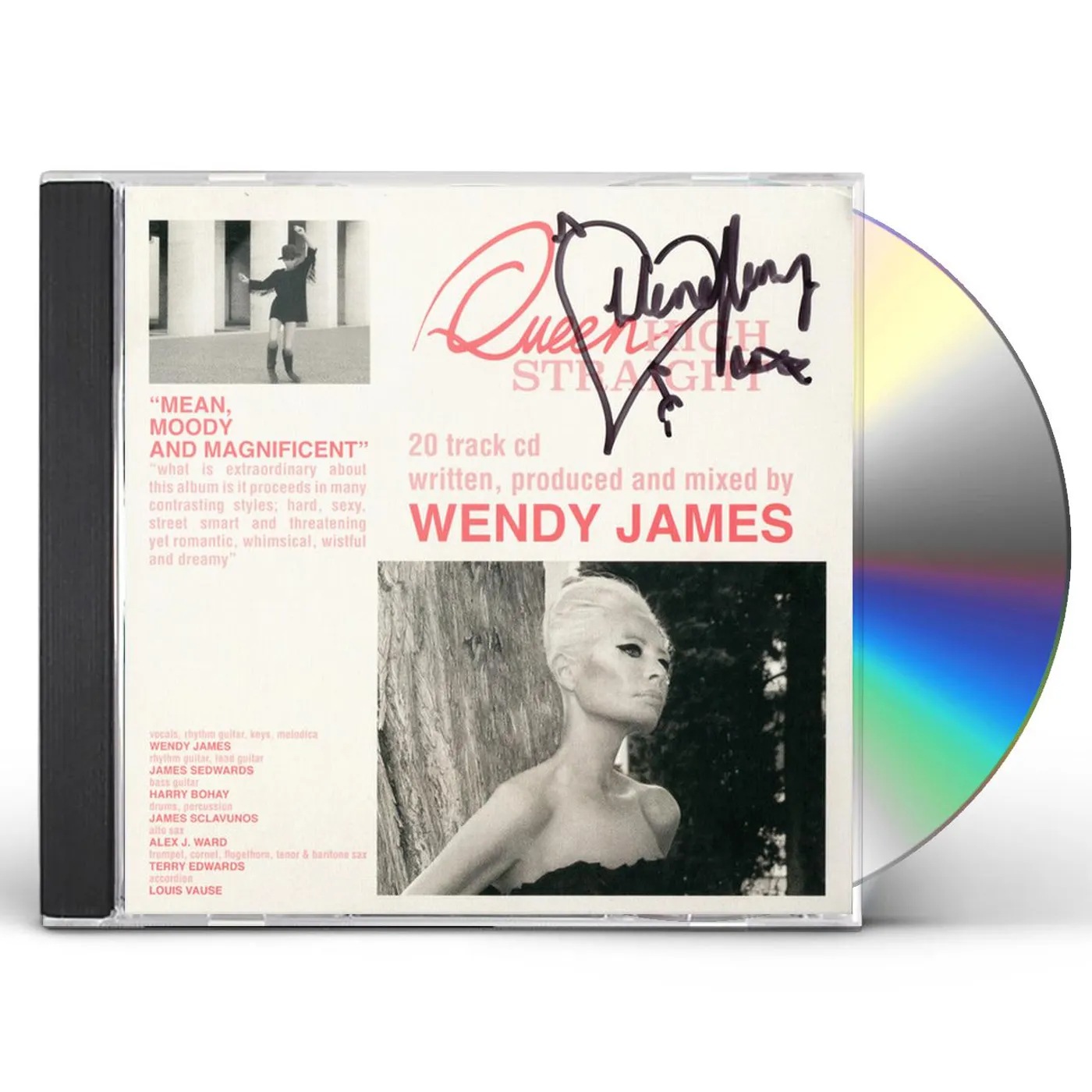 WENDY JAMES QUEEN HIGH STRAIGHT Poster *Signed - The Wendy James