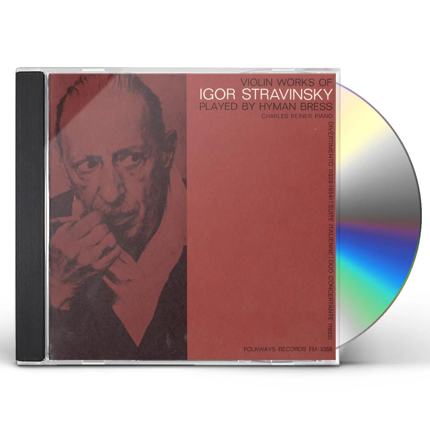 Hyman Bress VIOLIN WORKS OF IGOR STRAVINSKY CD