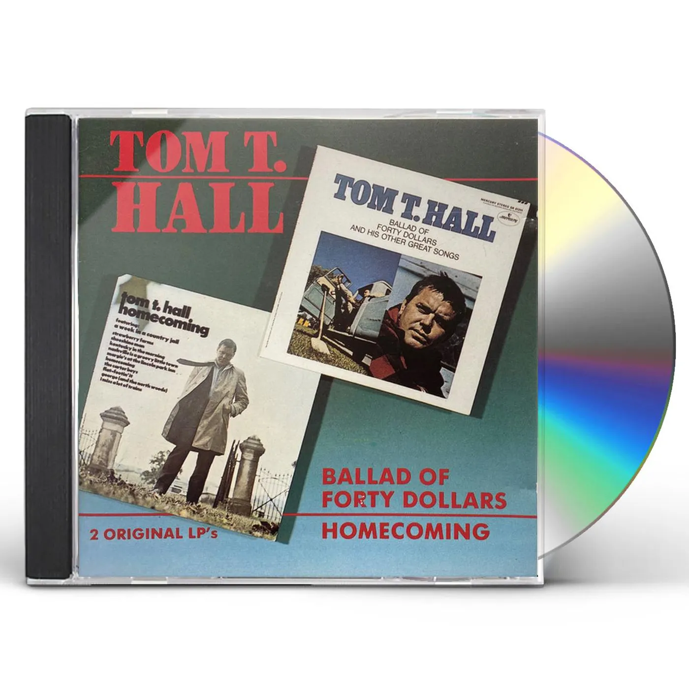 Tom T. Hall BALLAD OF FORTY DOLLARS / HOMECOMING CD