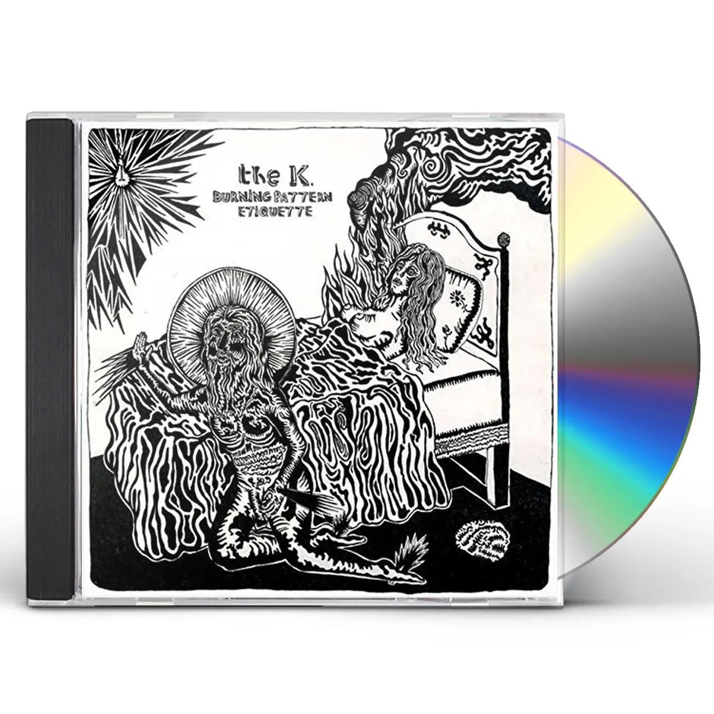 K. BURNING PATTERN ETIQUETTE CD