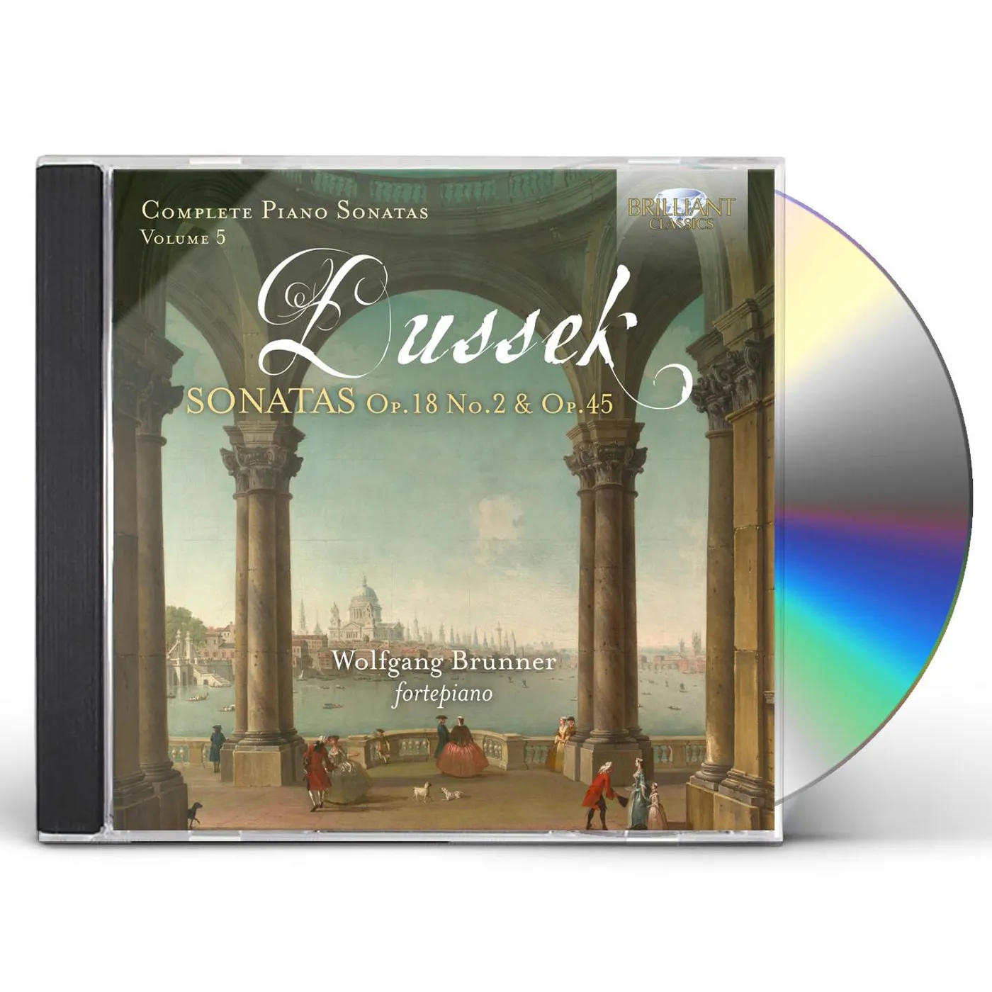 Wolfgang Brunner DUSSEK: COMPLETE PIANO SONATAS, VOL. 5 - OP. 18 NO. 2 & OP. 45 CD
