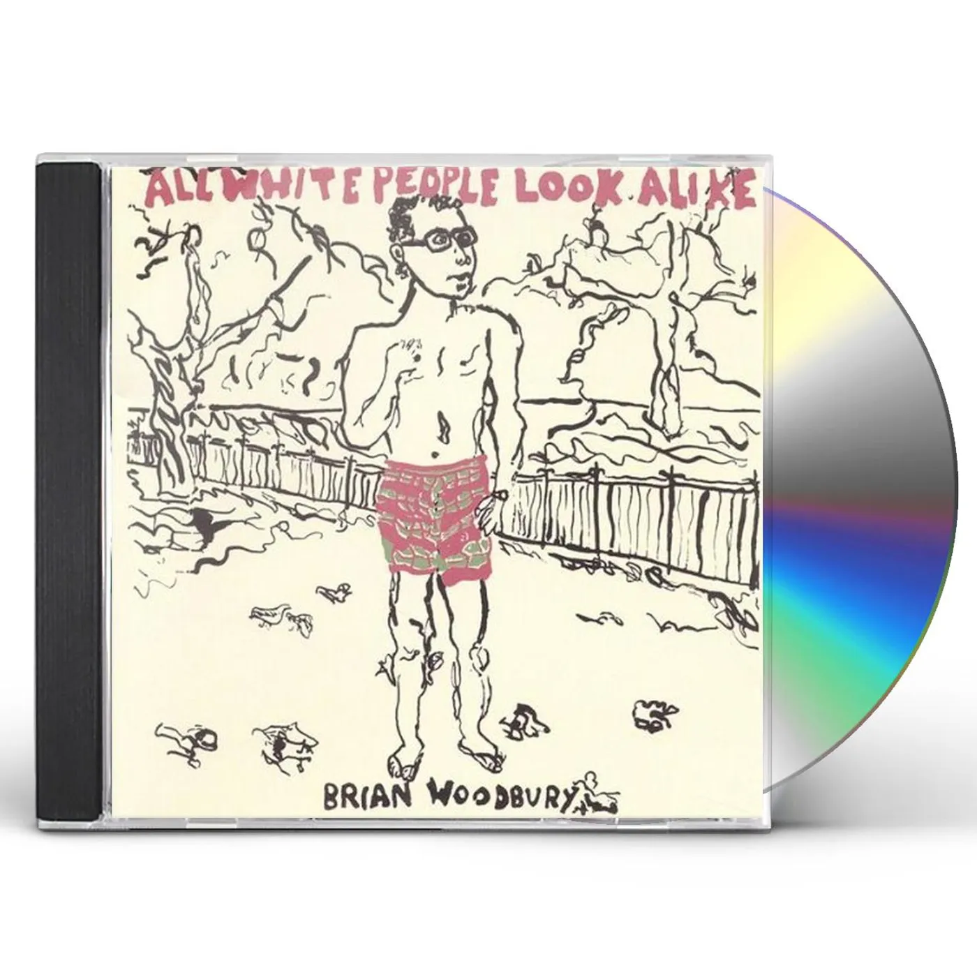 Brian Woodbury ALL WHITE PEOPLE LOOK ALIKE CD