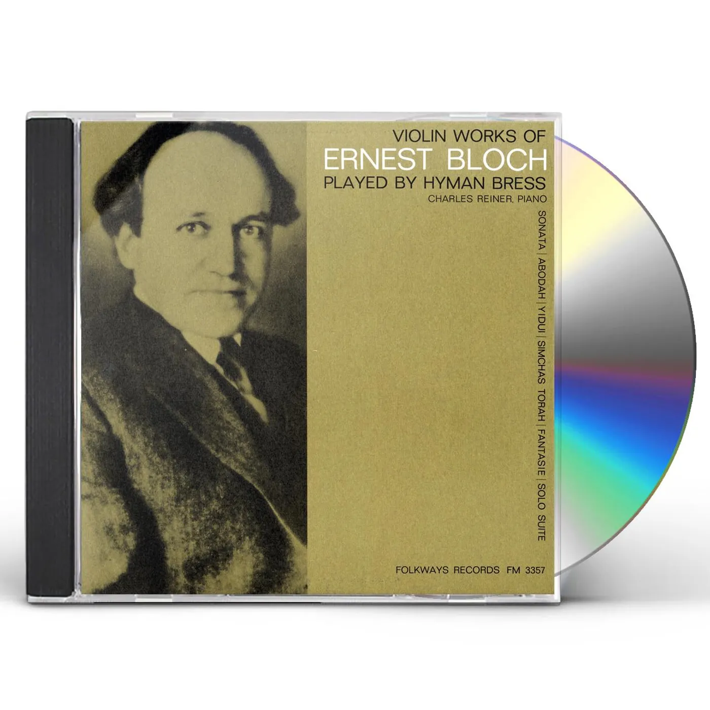 Hyman Bress VIOLIN WORKS OF ERNEST BLOCH CD