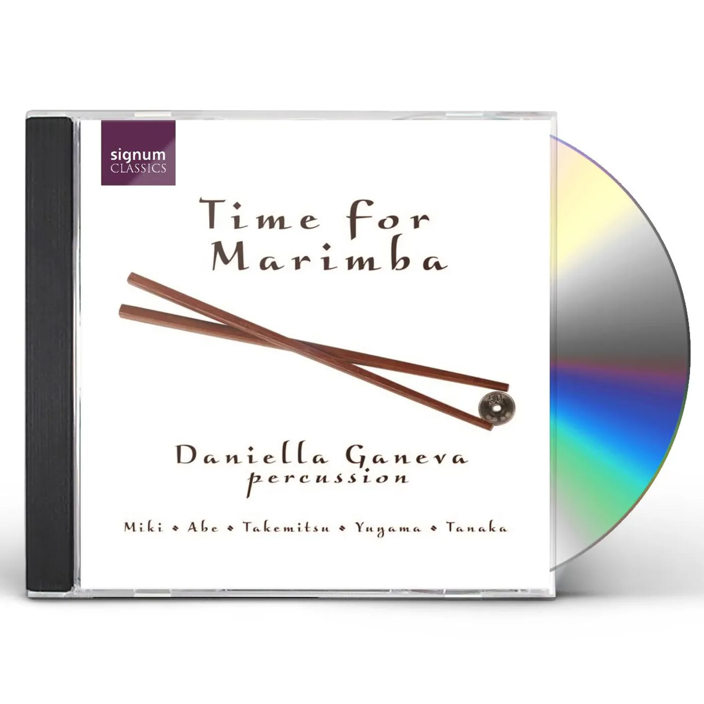 Daniella Ganeva TIME FOR MARIMBA CD