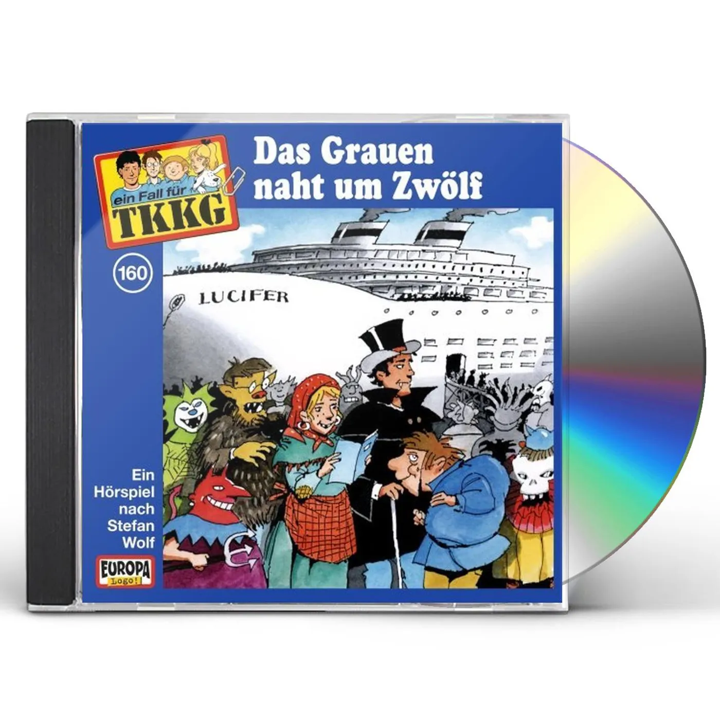 TKKG 160/DAS GRAUEN NAHT UM ZWOLF CD
