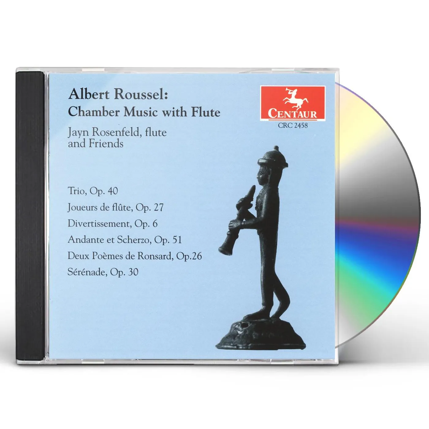 Roussel CHAMBER MUSIC WITH FLUTE: TRIO OP 40 (1929) CD