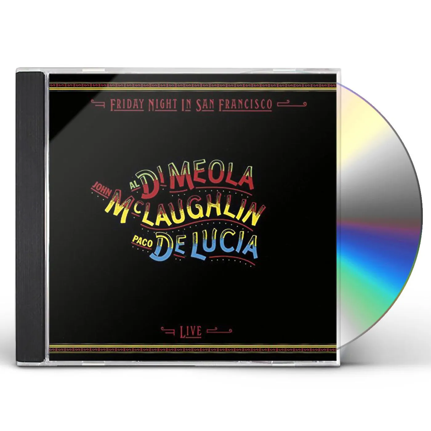 AL DI MEOLA / JOHN MCLAUGHLIN / PACO DE LUCIA FRIDAY NIGHT IN SAN FRANCISCO CD