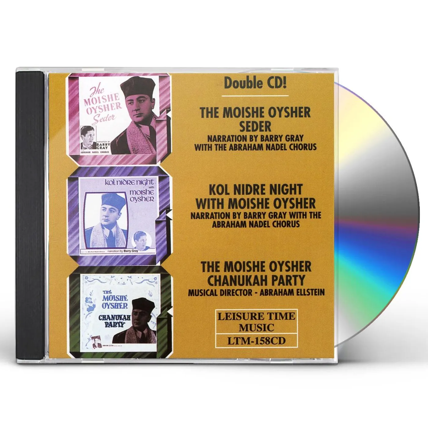 MOISHE OYSHER: PASSOVER SEDER KOL NIDREI CHANUKAH CD