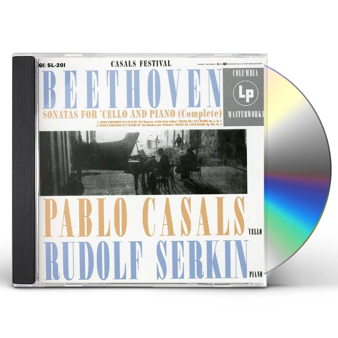 PABLO CASALS PLAYS BEETHOVEN CELLO SONATAS CD