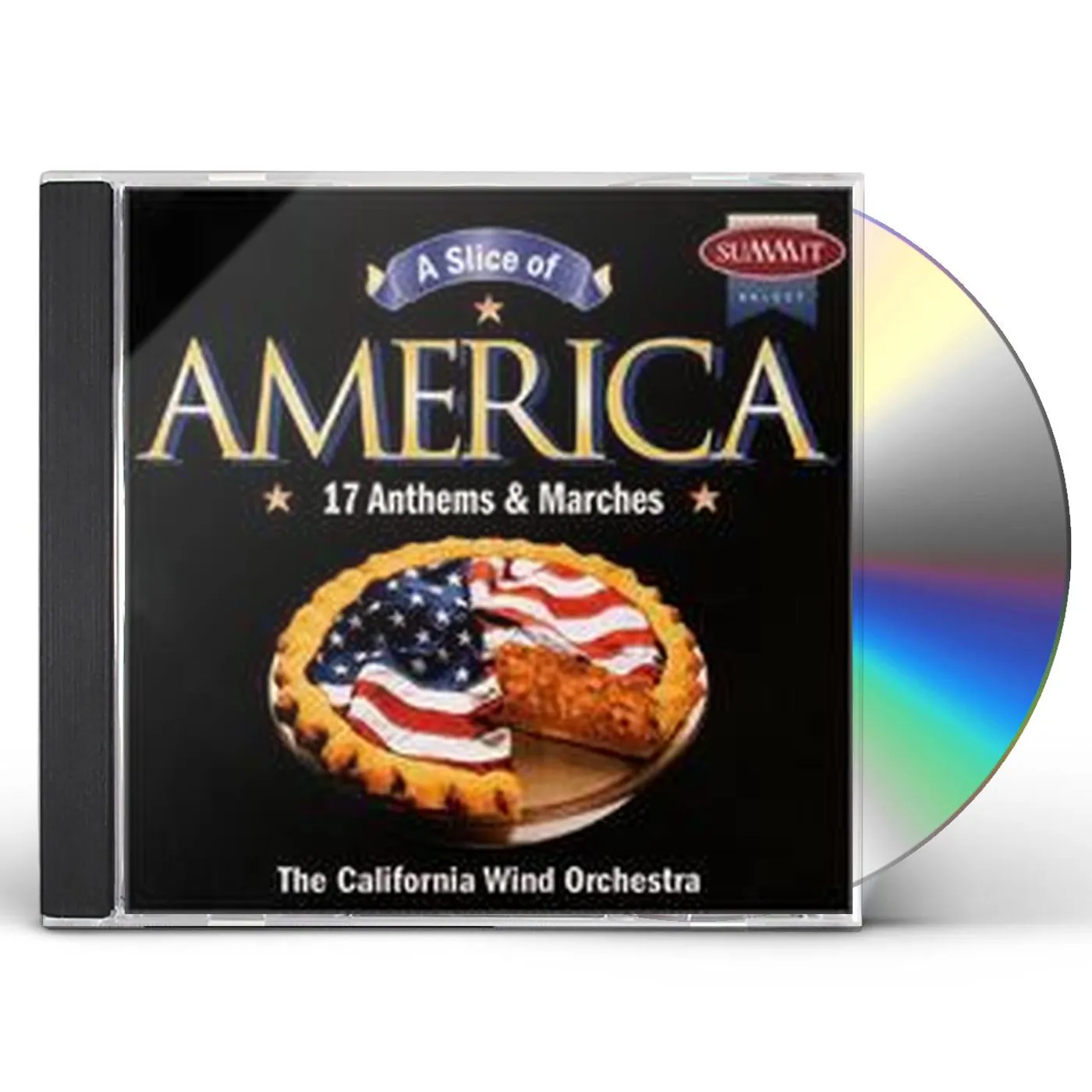 California Wind Orchestra SLICE OF AMERICA: 17 ANTHEMS & MARCHES CD