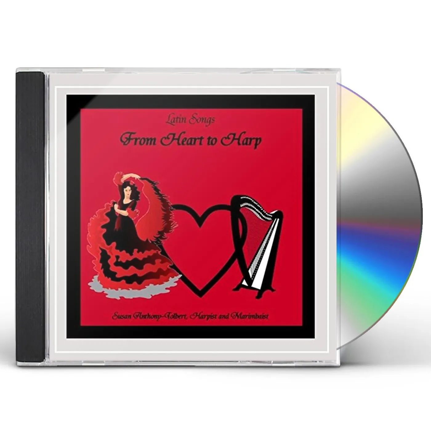 Susan Anthony-Tolbert LATIN SONGS: FROM HEART TO HARP CD