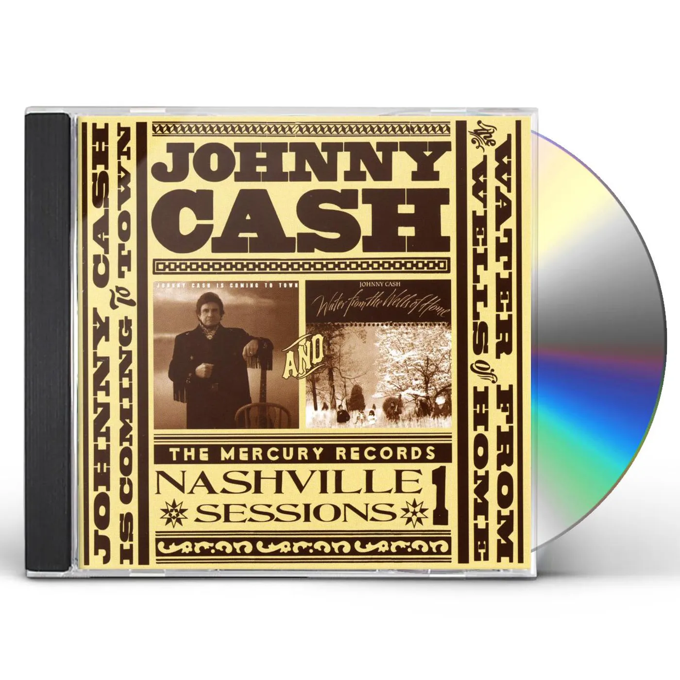 JOHNNY CASH IS COMING TO TOWN/WATER FROM THE WELLS CD