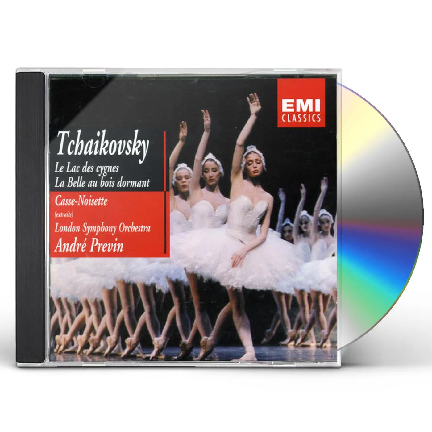 Pyotr Ilyich Tchaikovsky   LAC DES CYGNES (E), CASSE-NOISETTE (E), BELLE AU B CD