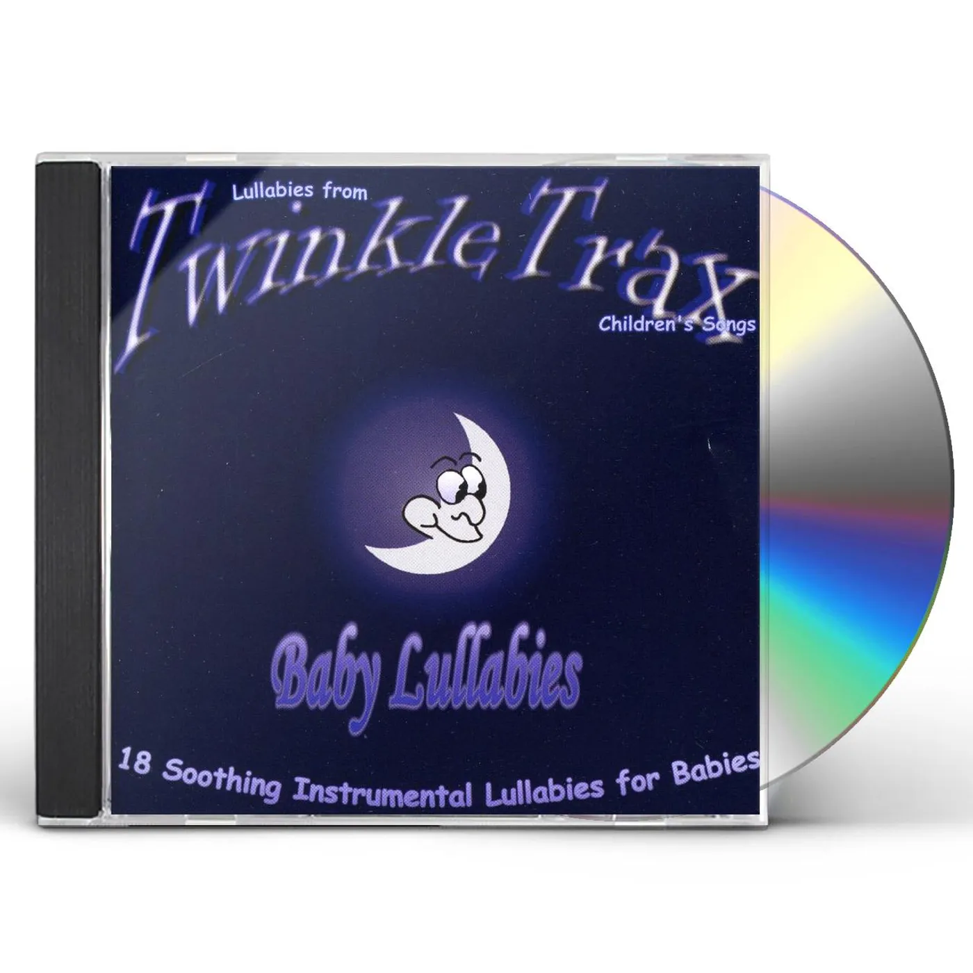 Lullabies from TwinkleTrax Children's Songs BABY LULLABIES-18 SOOTHING INSTRUMENTAL LULLABIES CD