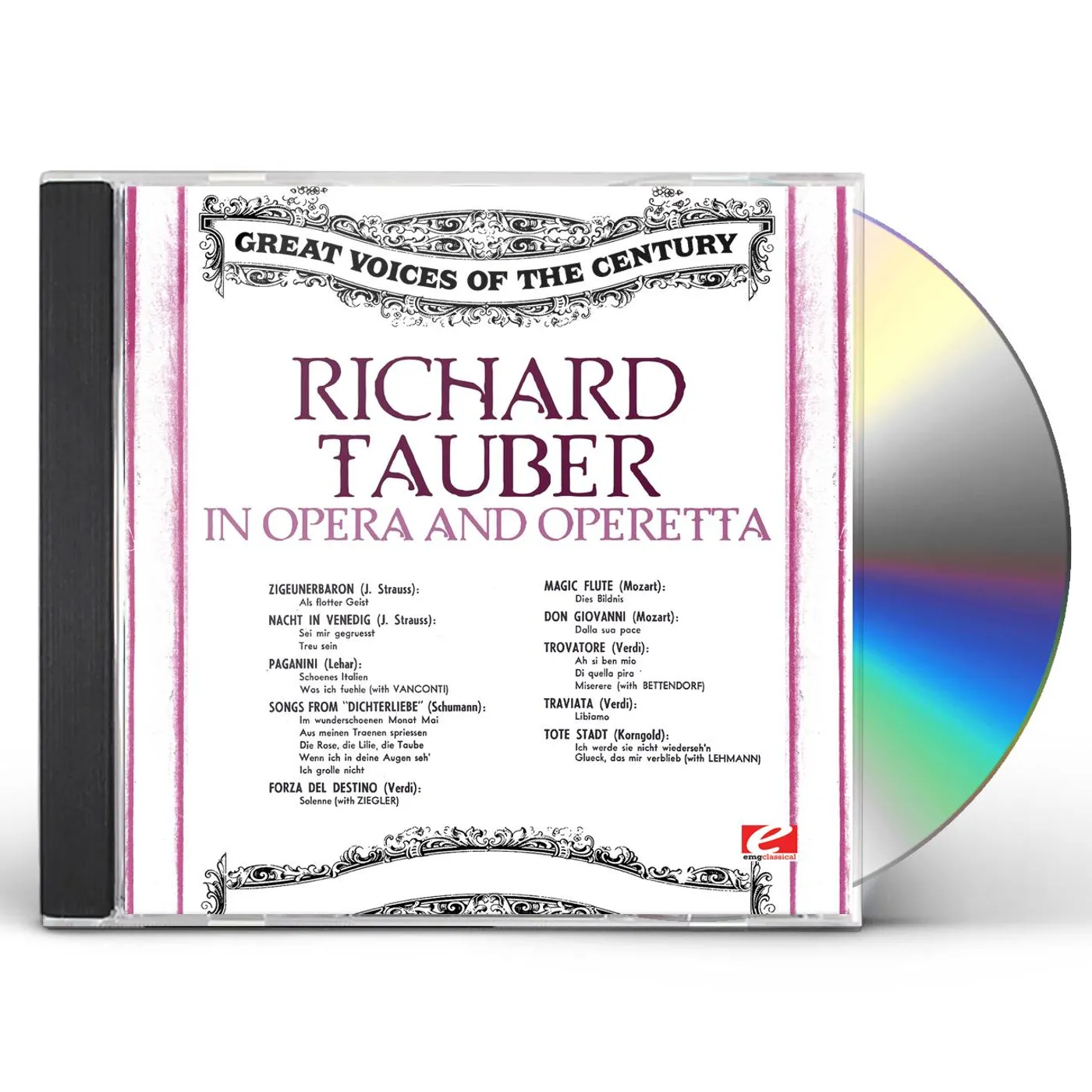 Richard Tauber IN OPERA & OPERETTA CD