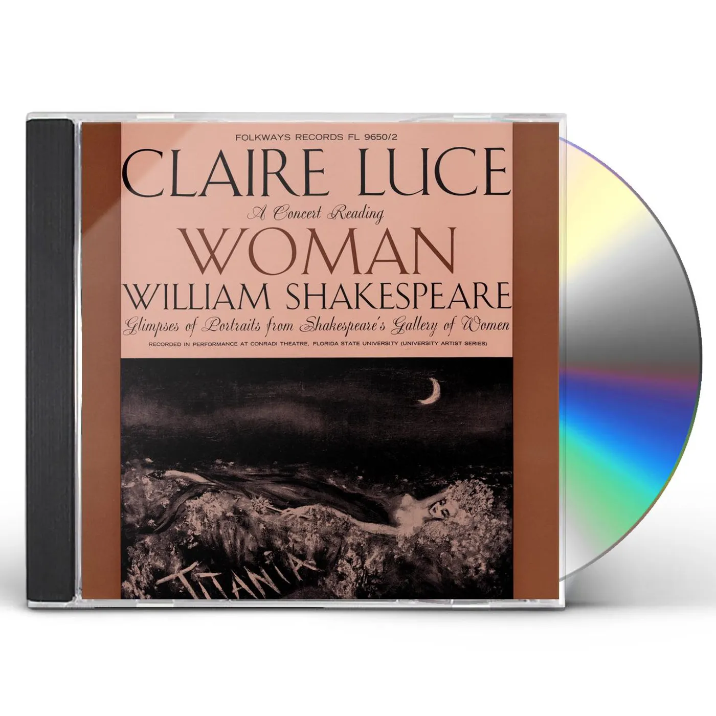 Claire Luce CONCERT READING: WOMAN - WM. SHAKESPEARE CD