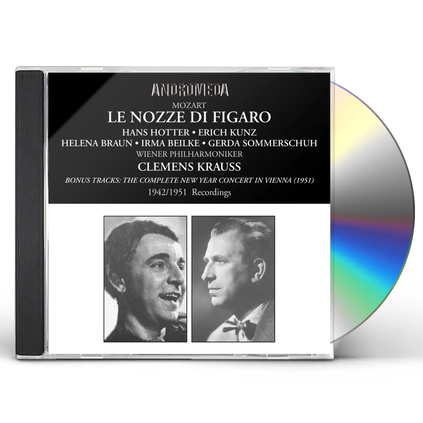 Wolfgang Amadeus Mozart LE NOZZE DI FIGARO CD