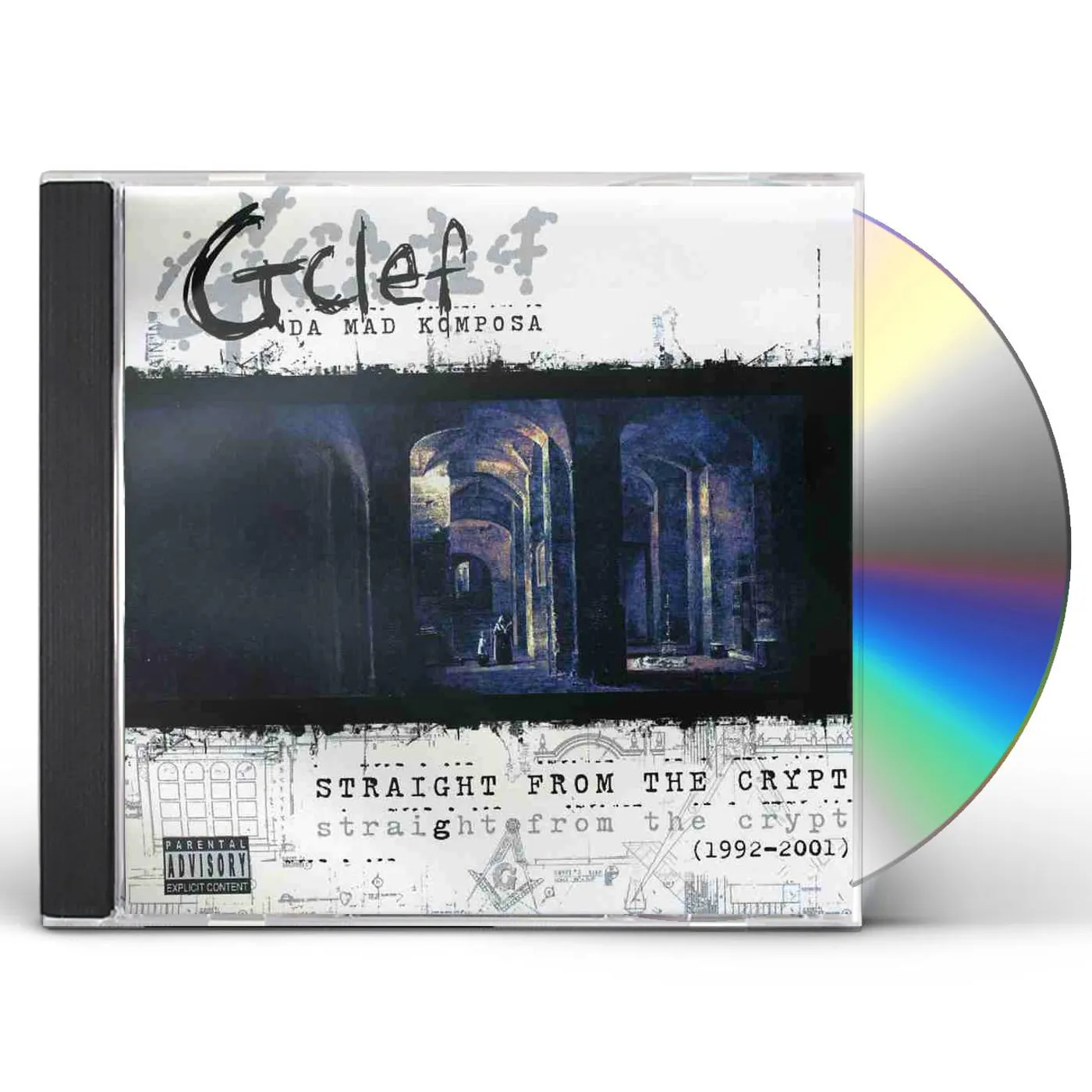 G-Clef Da Mad Komposa STRAIGHT FROM THE CRYPT (1992-2001) CD