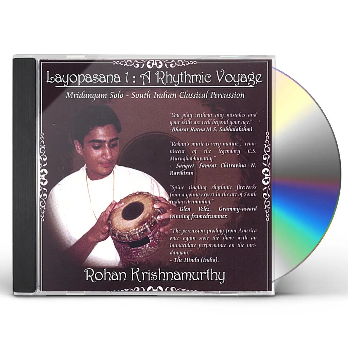 Rohan Krishnamurthy LAYOPASANA 1: RHYTHMIC VOYAGE CD