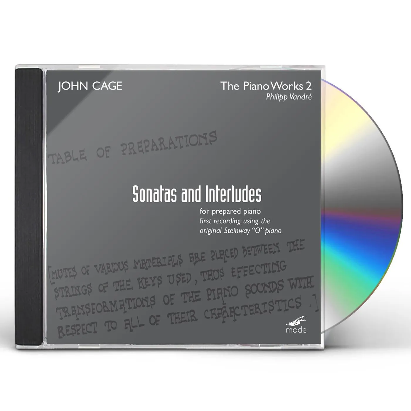 Cage PIANO WORKS 2 CD