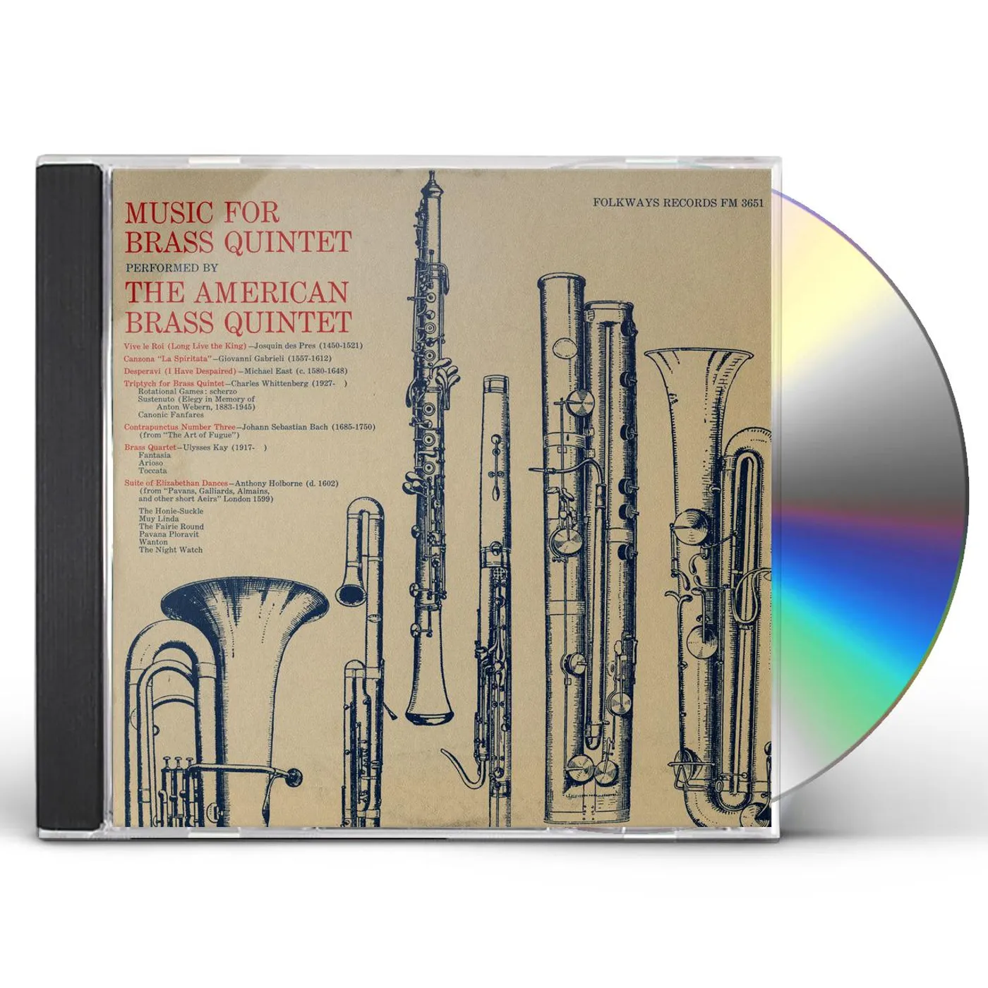 American Brass Quintet MUSIC FOR BRASS QUINTET CD
