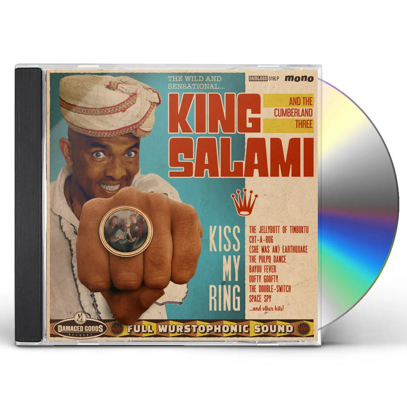 King Salami and the Cumberland Three KISS MY RING CD