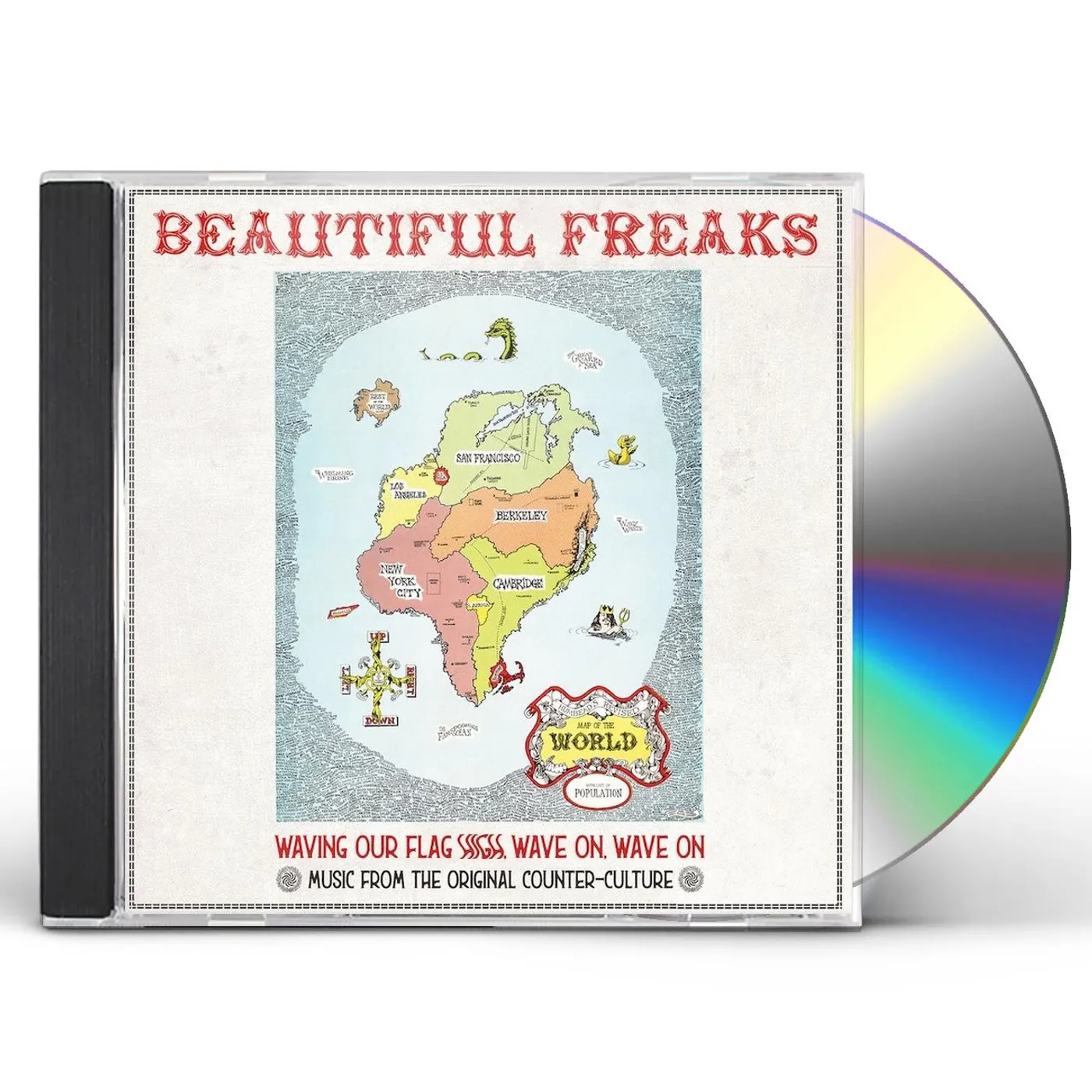 Various Artists  BEAUTIFUL FREAKS - WAVING OUR FLAG HIGH WAVE ON CD