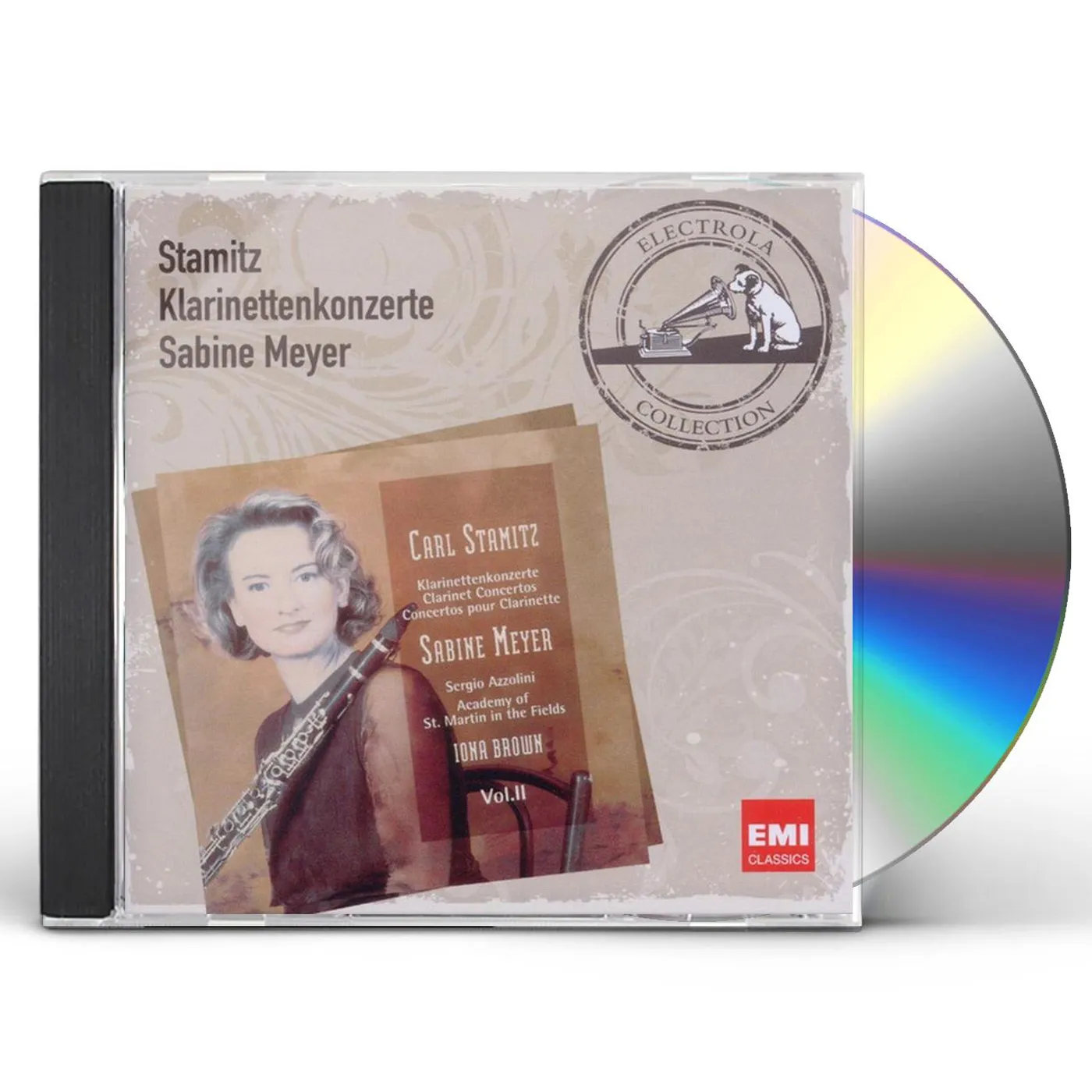 Sabine Meyer ELECTROLA SERIES-STAMITZ: CLARINET CONCERTOS CD