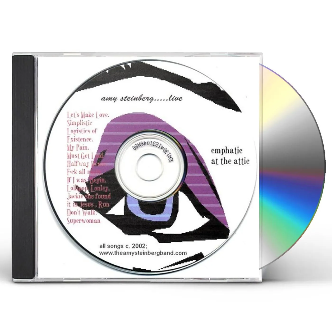 Amy Steinberg LIVE: EMPHATIC AT THE ATTIC CD