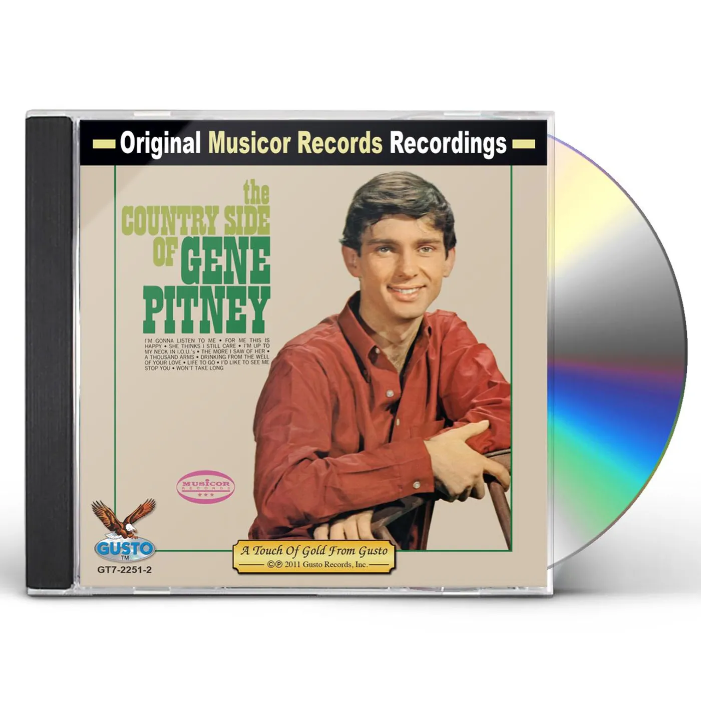 COUNTRY SIDE OF GENE PITNEY CD