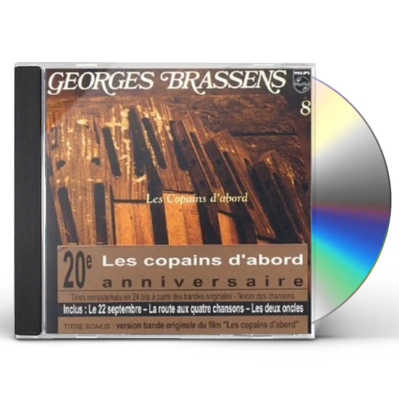 Georges Brassens LES COPAINS D ABO 8 CD